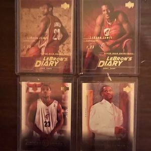 Lebron James cards from rookie year